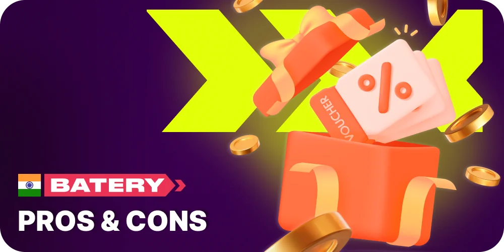 Promo code advantages at Batery